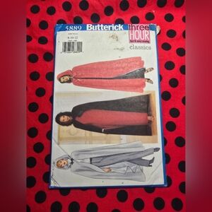 New Uncut Butterick Women's Lined Cape Pattern Sz 8-12 In 3 Lengths